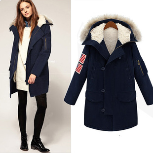  年底清仓 冬装新品 中长款加厚棉衣 韩版女士棉服棉袄 厚外套