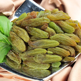  丝路宝典 新疆特产特级翡翠蜜 绿葡萄干220g 无籽大颗粒 包邮零食