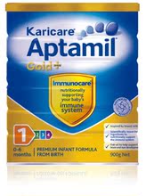 新西兰奶粉代购KARICARE1段金装（1箱6厅900克装）澳洲直邮包邮