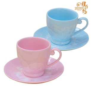 Elegance square wedding gift wedding gift wedding gift ceramic coffee cup European style ice ceramic coffee mug set