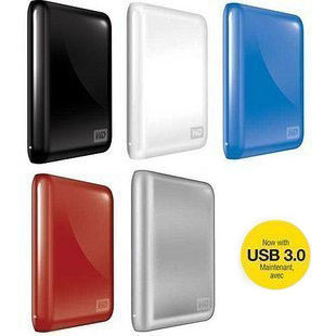 WD/西部数据 西数 Passport 750G USB3.0 2.5寸移动硬盘 三年换新