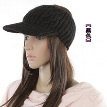 帽子 <span class=H>女</span> <span class=H>韩版</span>休闲<span class=H>女</span>士<span class=H>冬</span>款空顶有沿帽 兔毛帽 针织毛线帽 鸭舌帽