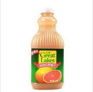 大湖纯果汁 100%大湖西柚汁1L*12瓶-淘宝网