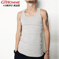 The three mens vest male summer cotton