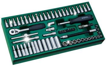 SATA World of tools Tool holder Set -66 piece 6.3MM Series Sleeve 09901in the Hardware/Tool , Hand Tools , Tool Packs , Packs category - from Buy2taobao.com to provide professional Taobao agent buy service