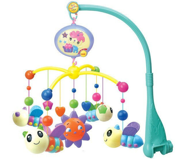HANGLEI TOYS蜜蜂<span class=H>床铃</span>婴儿玩具<span class=H>床铃</span>小蜜蜂12首音乐<span class=H>床铃</span>转转乐床挂