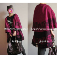 感恩 教师节实用礼物 纯羊毛 替代开衫 专柜正品 可以穿的披肩