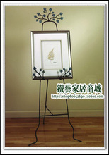 厂家亏本促销 欧式铁艺油画架 铁艺画架 海报架 画板支架 广告架