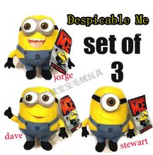 3D眼 Despicable Me 卑鄙的我/神偷奶爸 毛绒玩具公仔 <span class=H>圣诞</span><span class=H>节</span><span class=H>礼物</span>