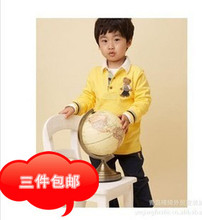 2012春装新款 韩国小熊小熊 休闲 翻领衬衫 精品童装