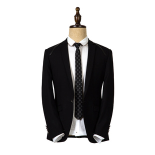  春季新款gxg1978正品男士装修身黑色都市修身商务型西服#99613543