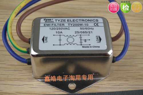 250V 10A單向濾波器220V單項濾波器接線式電源濾波器 TY200W-10在類目 影音電器, 影音家電配件, hifi音響配件, 電源濾波器中 - 來自Buy2taobao.com提供專業的淘寶代購服務