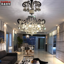 【聚宝行动】弗森 祥云客厅灯 奢华后现代K9水晶灯 吸吊两用灯具