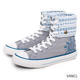 包邮Vancl/凡客诚品Jingle Bell变幻靴形帆布女鞋 灰色