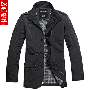  绿色橙子 人气爆卖秋冬款男装加厚大码男士棉衣 外套 男