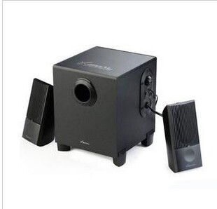 漫步者R100V立体声 2.1音箱 多媒体音箱 一年包换 低音炮