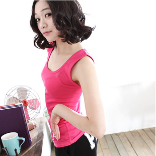  爱央央百搭四季内搭女生必备柔软正品莫代尔打底吊带背心T51210