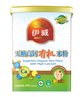  伊威无糖高钙有机米粉 含钙高 吸收好 婴儿主食辅食（25g*12包）