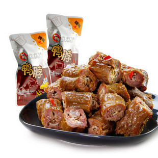  特产/休闲零食 久久丫鸭颈王 甜辣鸭脖 260g 武汉特产 真空独立