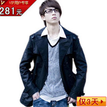 马克华菲 正品 秋装 男装 英伦 修身 长款 风衣 外套7191011208