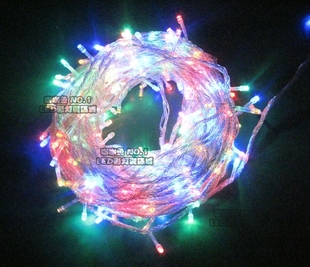  LED彩灯闪灯串灯LED节日彩灯LED圣诞装饰灯饰LED婚庆灯白20M200L