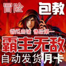 【自动发卡】099冒险岛霸主月卡 无敌吸怪火炮全屏聚怪 包教