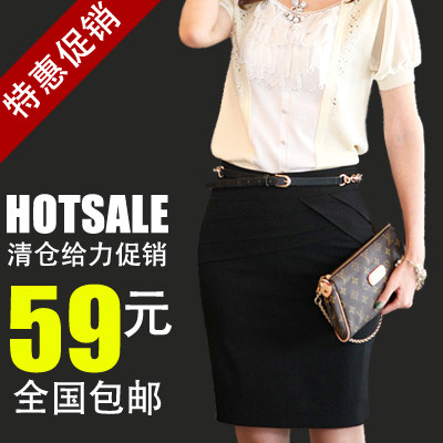 2012夏季新款/韩版女装 女裙 一步裙OL通勤半身裙包臀裙短裙/裙子