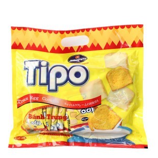  3包包邮 TIPO面包干 白巧克力鸡蛋牛奶味饼干 越南进口食品 300g