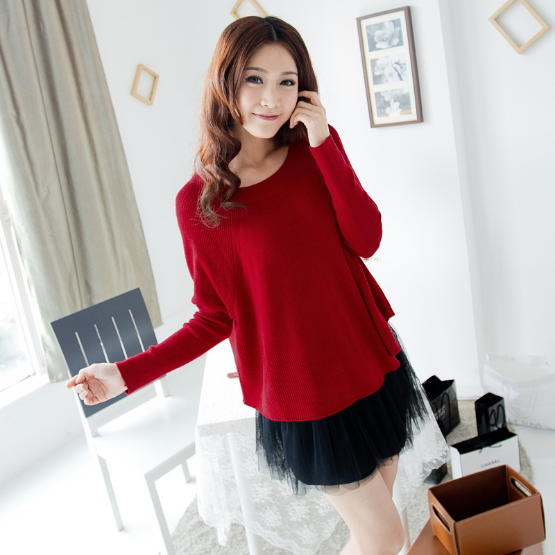 韩版女装纱裙蝙蝠衫...