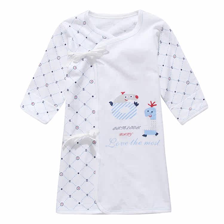 夏季<em>新生儿睡袍</em>和尚袍<em>婴儿</em>超薄<em>纯棉睡袍</em>夏天宝