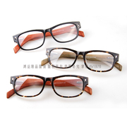 潮人女男眼睛复古眼镜框，非主流大框眼睛框眼镜架，红木质3203