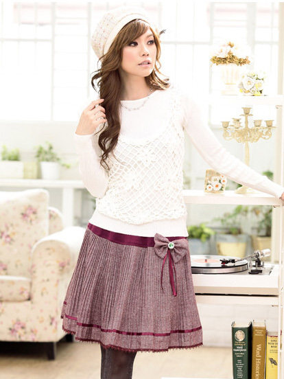 YH-韩国SZ<em>春秋</em>装淑女白色蕾丝长裙白色、均码