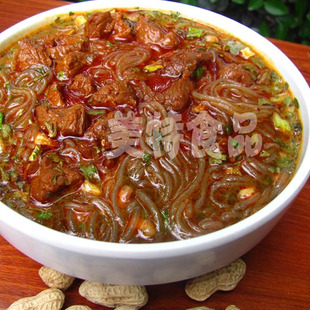  美特食品私房菜/四川名小吃/酸辣粉之红烧牛肉粉/地道川味