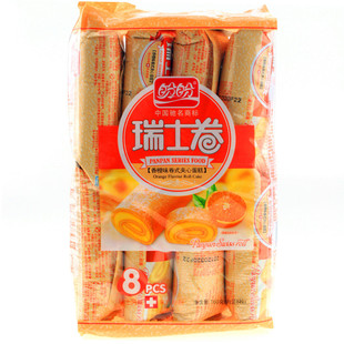  盼盼 瑞士卷 卷式夹心蛋糕 香橙 草莓2种口味供选 160g 西式糕点