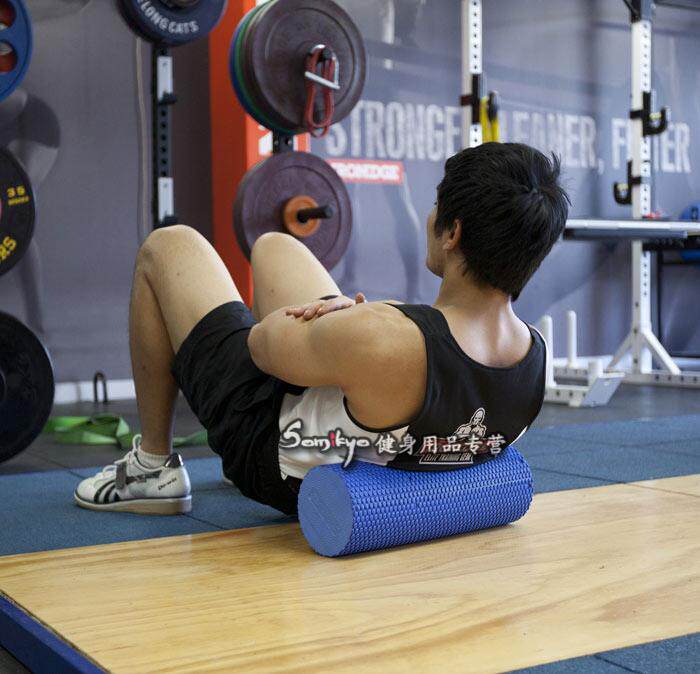 45cm yoga, Pilates massage-column float column EVA foam rollerl foam shaft to send Chinese CD