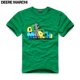 【5151m】DEERE MARCHI 新夏时尚剪影鞋卡通系列男短袖T恤 DM148G