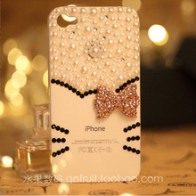 苹果iphone4手机壳 水钻 iphone4S保护壳 苹果4手机外壳子配件