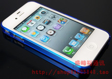 iPhone44s水晶外壳iphone4s边框透明超薄单色iphone 竹制 保护套