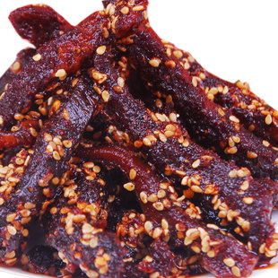  【乐透社】蜀道香 秘制天椒麻辣牛肉干100g 四川特产 私房麻辣味