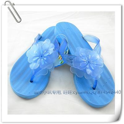 工厂清仓,防滑水晶茶花PVC吹气拖鞋/人字拖鞋~新潮流 (N902-3)在类目 女鞋, 拖鞋中 - 来自Buy2taobao.com提供专业的淘宝代购服务