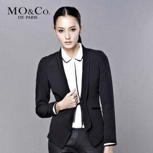 MO&amp;Co. 摩安珂 M103COT42修身款纯色外套
