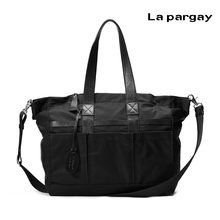 Lapargay纳帕佳韩国进口锦纶皮单肩包手提包女新款女包DL333308