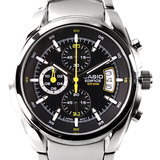 【情人节礼物】<span class=H>Casio</span>卡西欧 钢链男表 计时 日历 EF-512D-1A