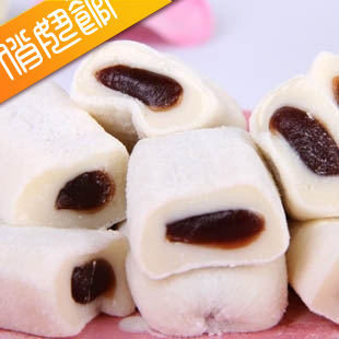  雪之恋麻薯 三叔公手造麻薯 红豆味 台湾进口食品 180g