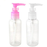 新品 旅行乳液分装瓶 塑料旅游化妆品压嘴 套装 洗发水沐浴露50ml