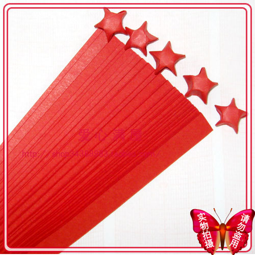 Solid gules Wishing Star Note Lucky star Origami 1 10 package Star Paper Gift Special Offerin the Home accessories , Creative Jewelry , Lucky/Bottle category - from Buy2taobao.com to provide professional Taobao agent buy service