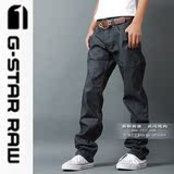 G-STAR经典时尚款刺绣涂层牛仔裤