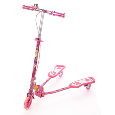 Самокат Барби самокаты детские трехколесные проблескивая