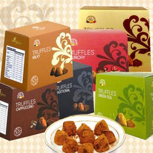  进口德菲丝松露巧克力 德菲斯迷情浪漫6组合 零食品 包邮