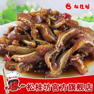  松桂坊私房菜 香辣猪耳尖 湖南特产 80后零食 好吃的小吃 可批发